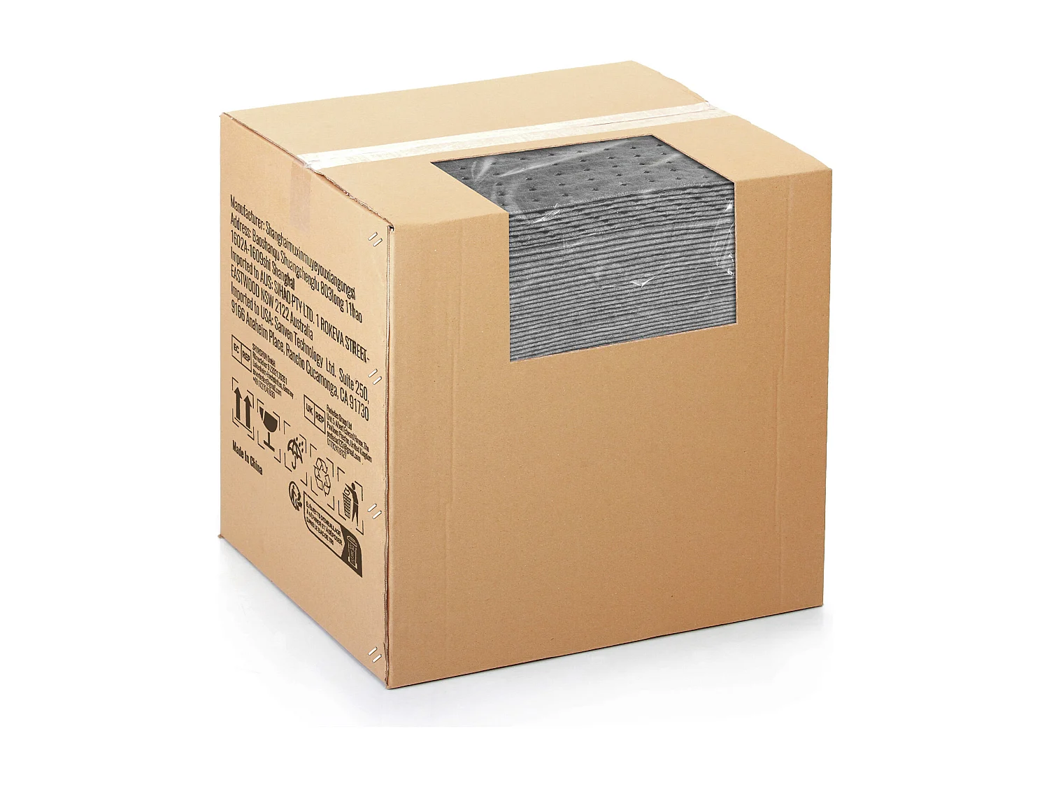 Tampons Absorbants Anti-Déversement SucceBuy, 250x330 mm, 11,4 L, Universels, 100 Pièces