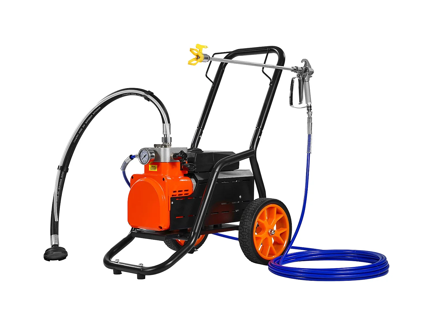 Pulvérisateur de Peinture Sans Air SucceBuy, Pulvérisateur Sans Air de Peinture à Diaphragme, 1700 W 3000 psi, pour Usage Domestique