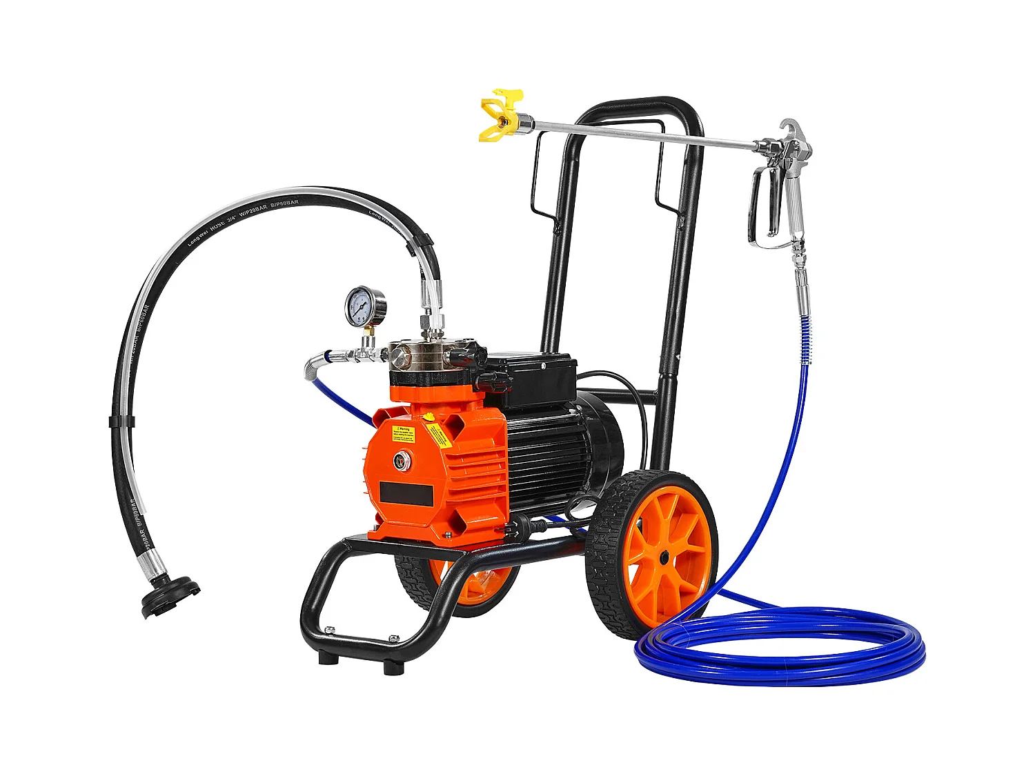 Spruzzatore per Vernice Senza Compressore SucceBuy, Spruzzatore Senza Compressore per Vernice a Diaphragma, 1100 W 2000 psi, per Uso Domestico