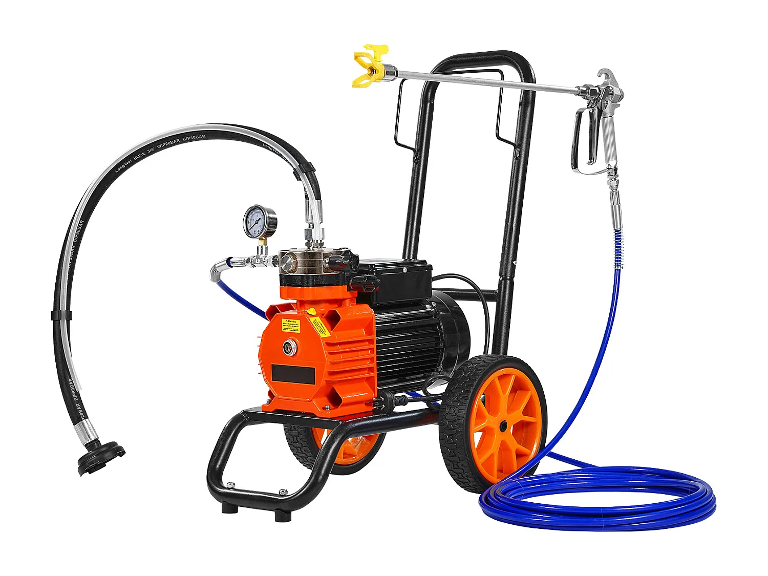 Pulvérisateur de Peinture Sans Air SucceBuy, Pulvérisateur Sans Air de Peinture à Diaphragme, 1100 W 2000 psi,  pour Usage Domestique