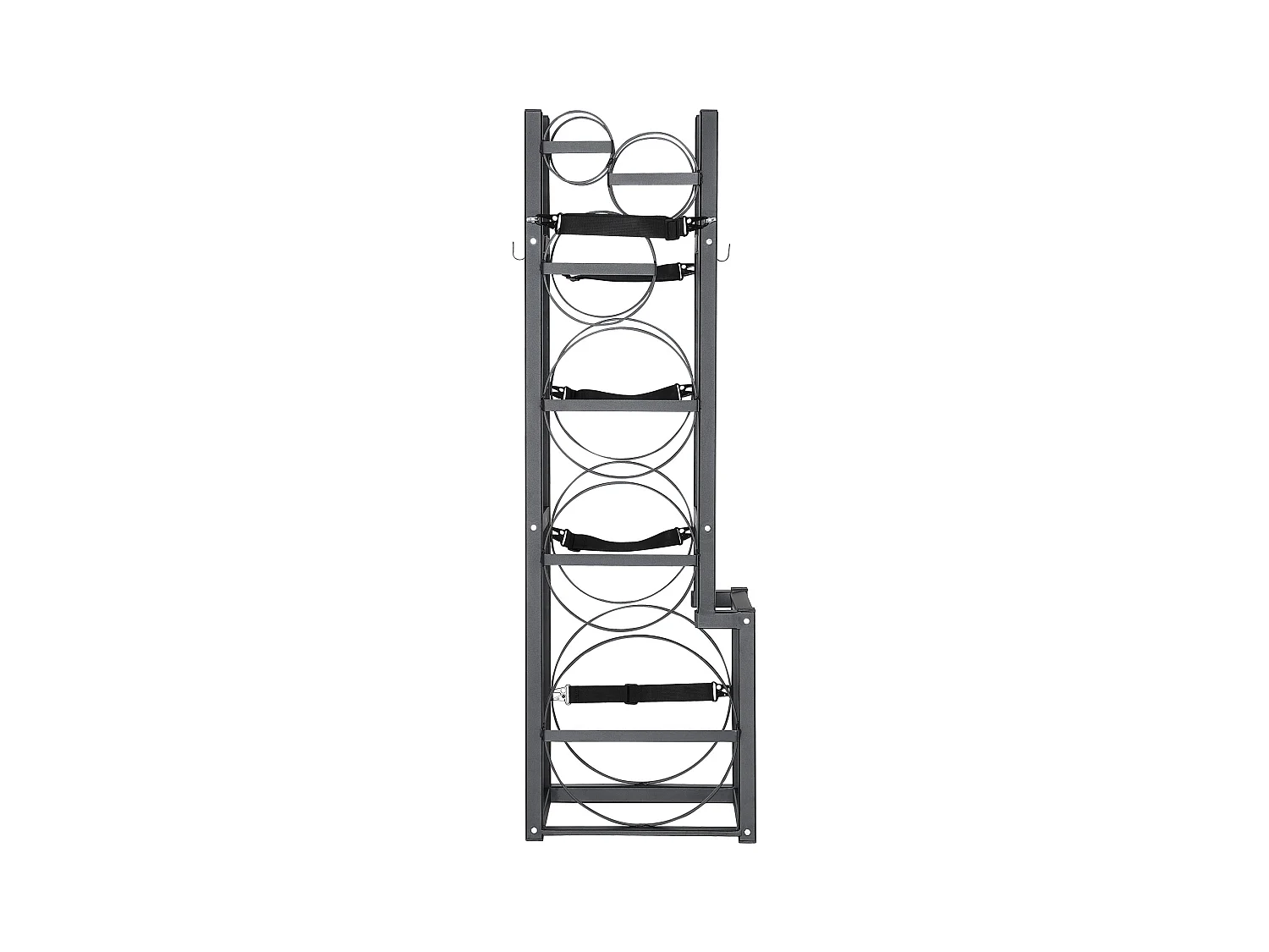 Support de Réservoir de Réfrigérant SucceBuy, Support de 1 x 23 kg + 2 x 13,6 kg + 3 Petits Réservoirs