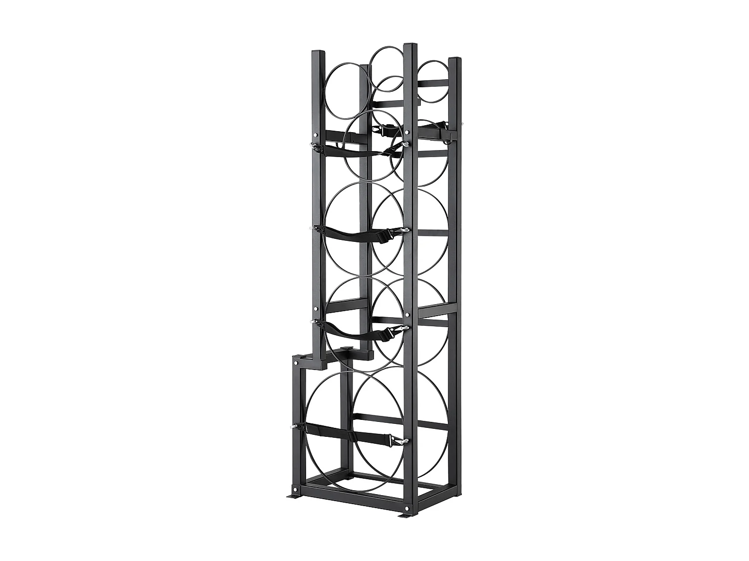 Support de Réservoir de Réfrigérant SucceBuy, Support de 1 x 23 kg + 2 x 13,6 kg + 3 Petits Réservoirs