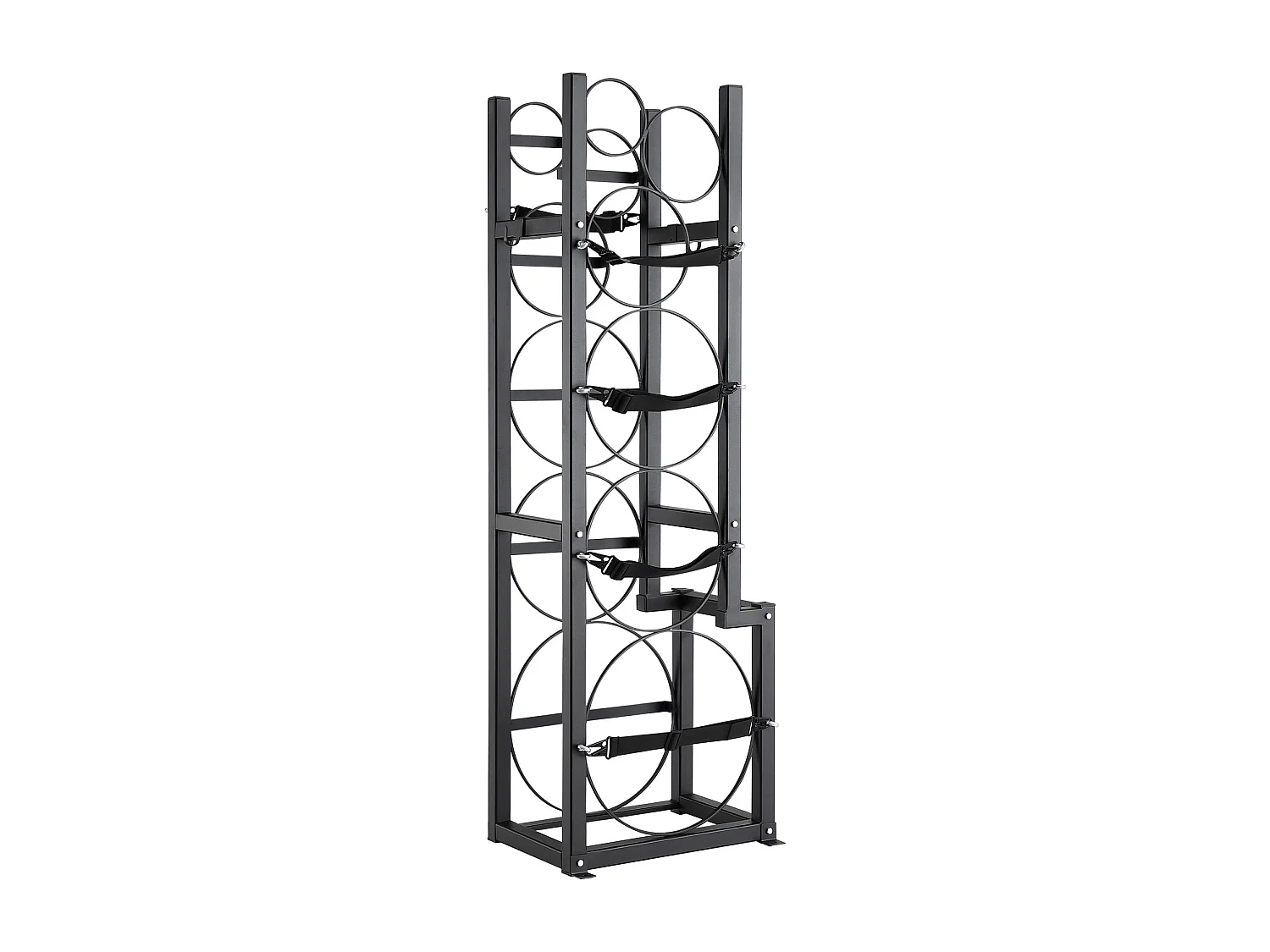 Support de Réservoir de Réfrigérant SucceBuy, Support de 1 x 23 kg + 2 x 13,6 kg + 3 Petits Réservoirs