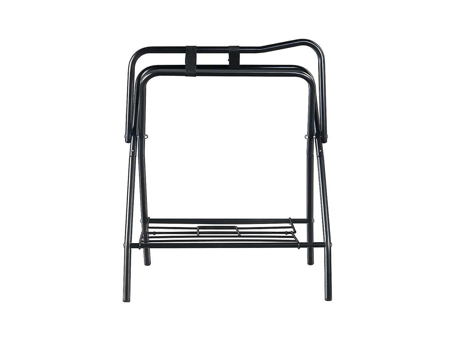 Vrijstaande Zadelhouder SucceBuy, Opvouwbaar, Set van 2, Draagvermogen 60 kg, van Koolstofstaal, voor Garages, Stallen of Kleedkamers