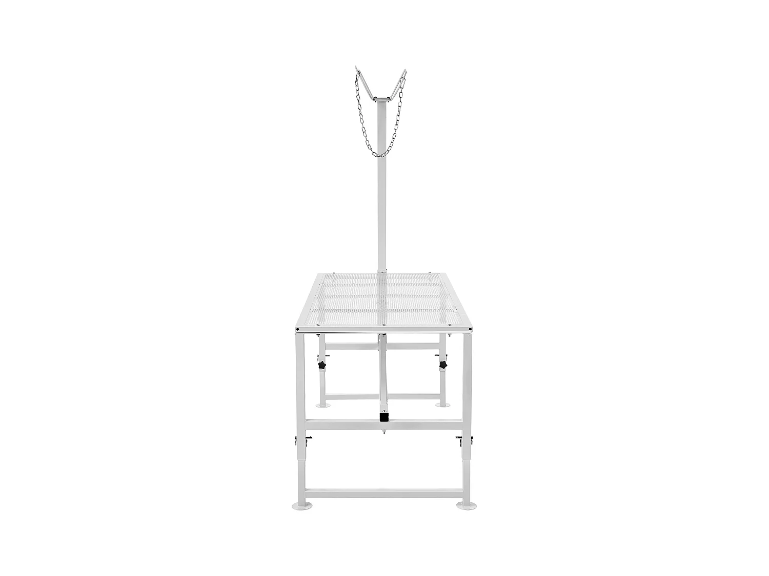 Support l'Élagage des Chèvres SucceBuy, Hauteur 53,3 - 83,8 cm, 119,3 x 58,4 cm, Plateau de Table Blanc