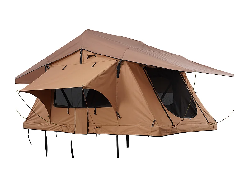 Namiot Dachowy SucceBuy, o Twardej Konstrukcji, Mieszczący od 2 do 3 Osób, Wodoodporny, Dostosowany do Jeep, SUV i Ciężarówek