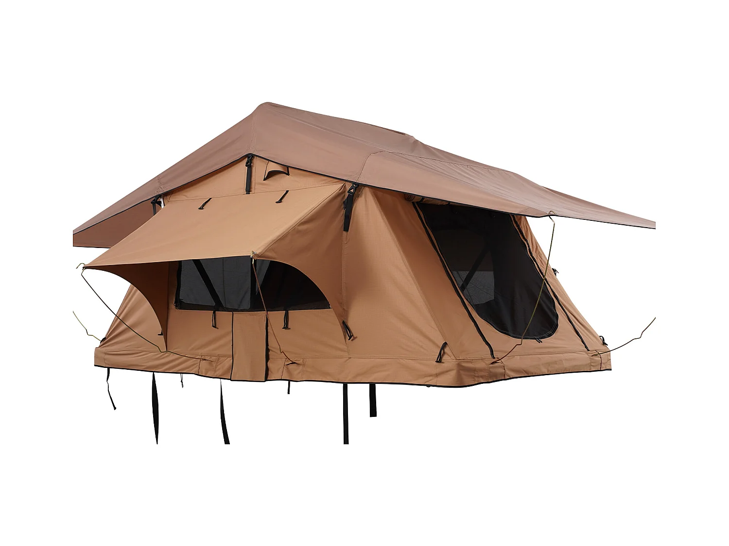 Tente de Toit SucceBuy, en Conception à Coque Dure, Pouvant Accueillir 2 à 3 Personnes, Étanche, Adaptée aux Jeep, SUV et Camions