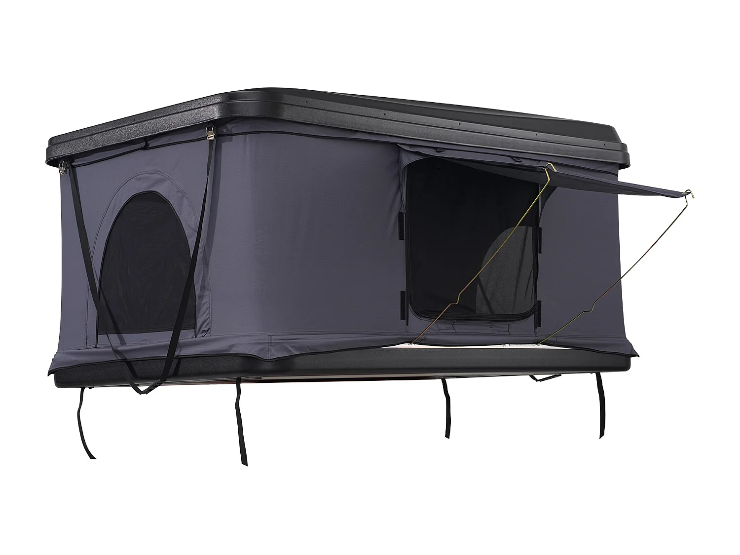 Tente de Toit à Coque Rigide SucceBuy, Adaptée pour 2 à 3 Personnes, Imperméable, Idéale pour Jeep, SUV et Camion, Comprend une Échelle