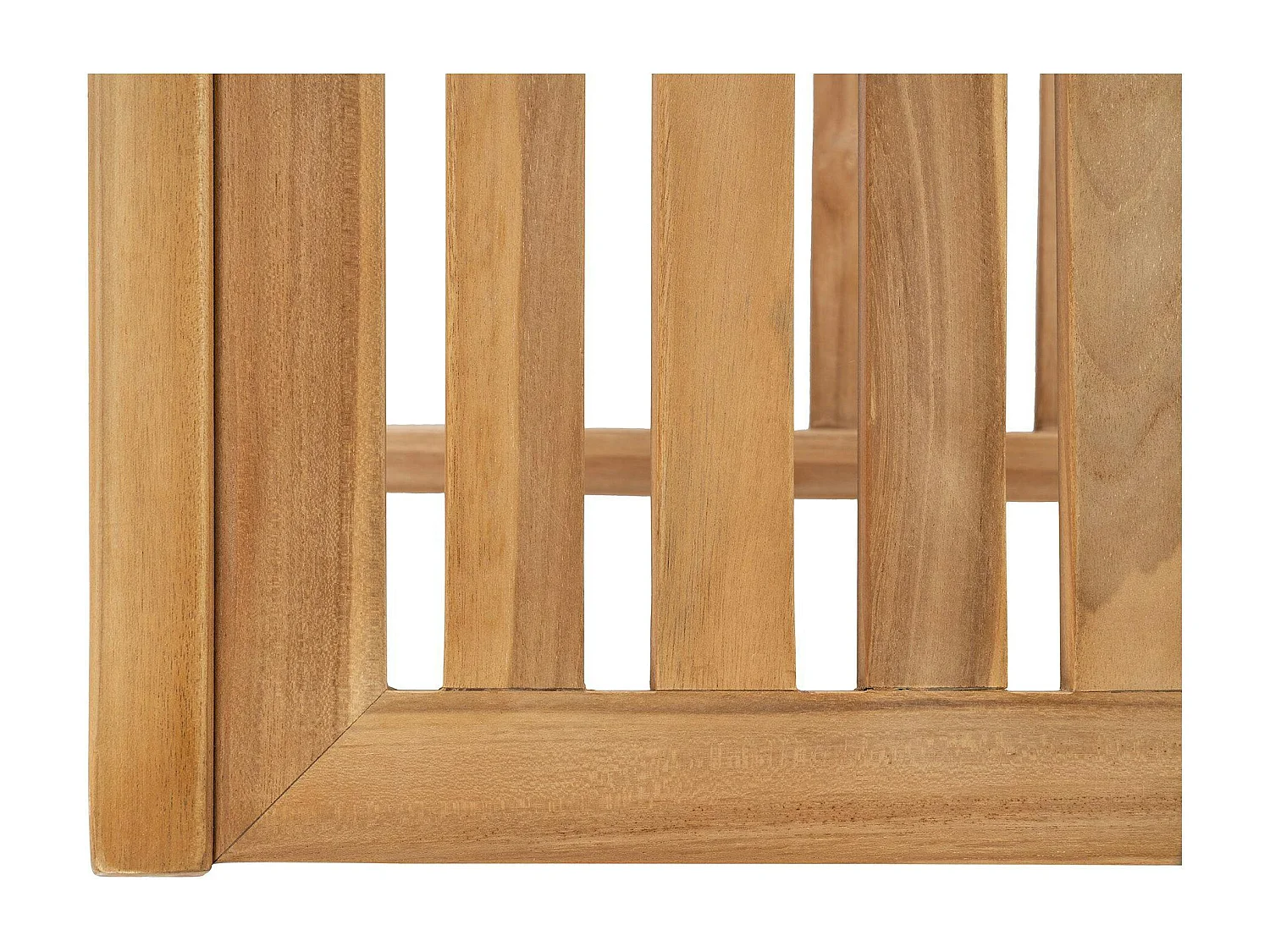 Salon de jardin en teck (1 canapé, 2 fauteuils, 1 table basse) MENDOZA