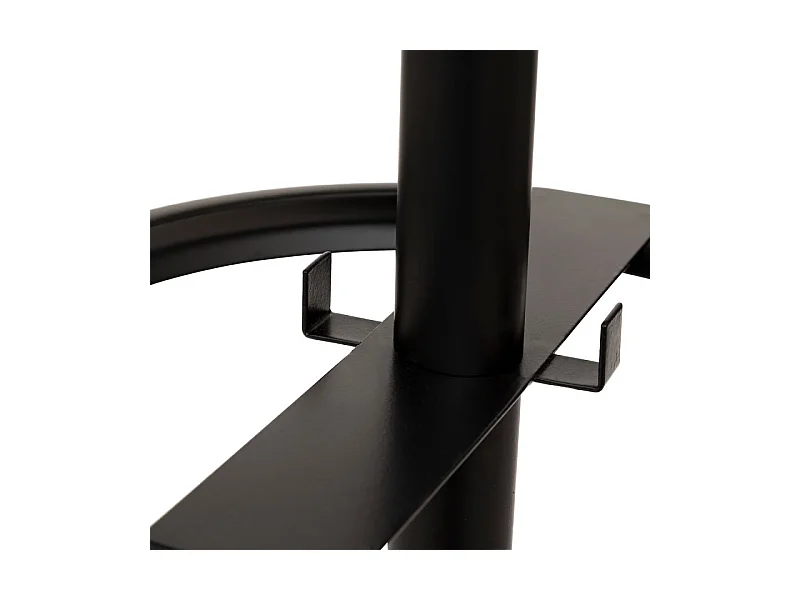 Porte manteaux 8 tiges métal noir Strongy 5five