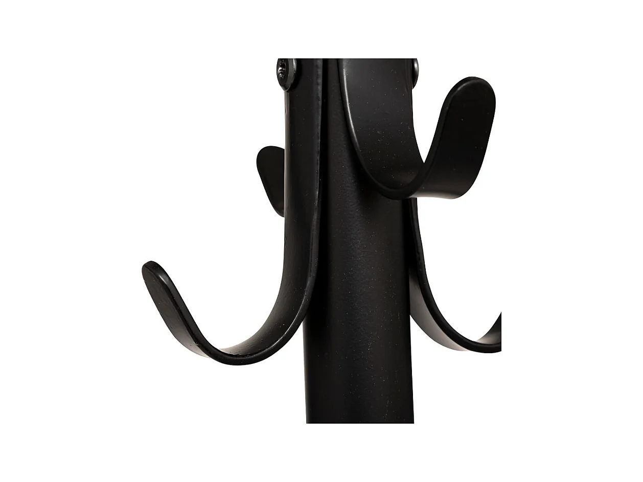 Porte manteaux 8 tiges métal noir Strongy 5five