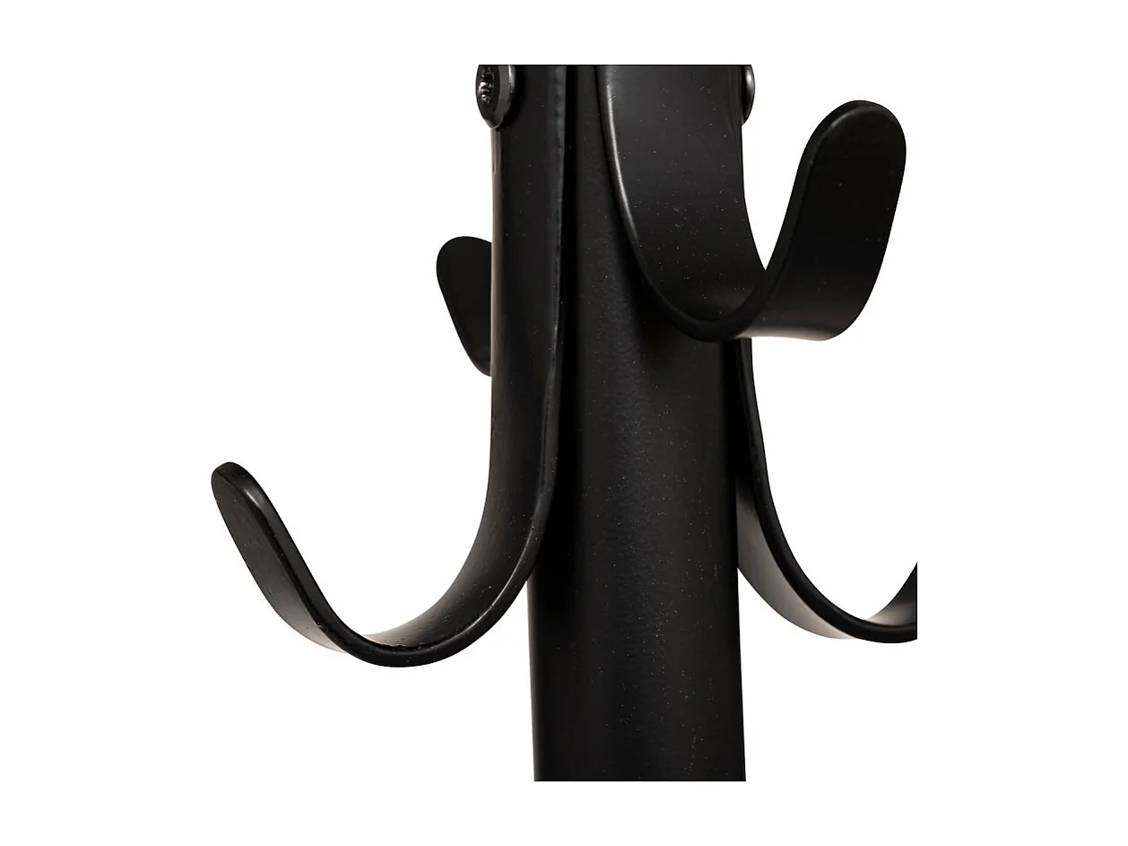 Porte manteaux 8 tiges métal noir Strongy 5five