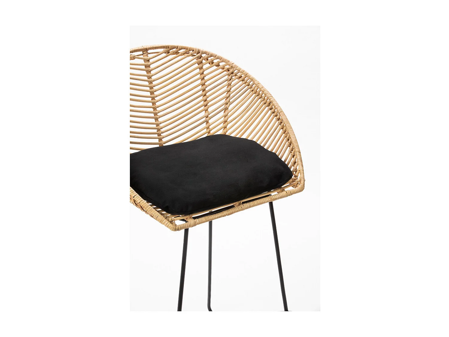 Naulu - Tabouret de bar en rotin 76cm - Naturel