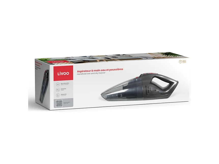 Livoo Aspirateur à main 70w - DOH137R