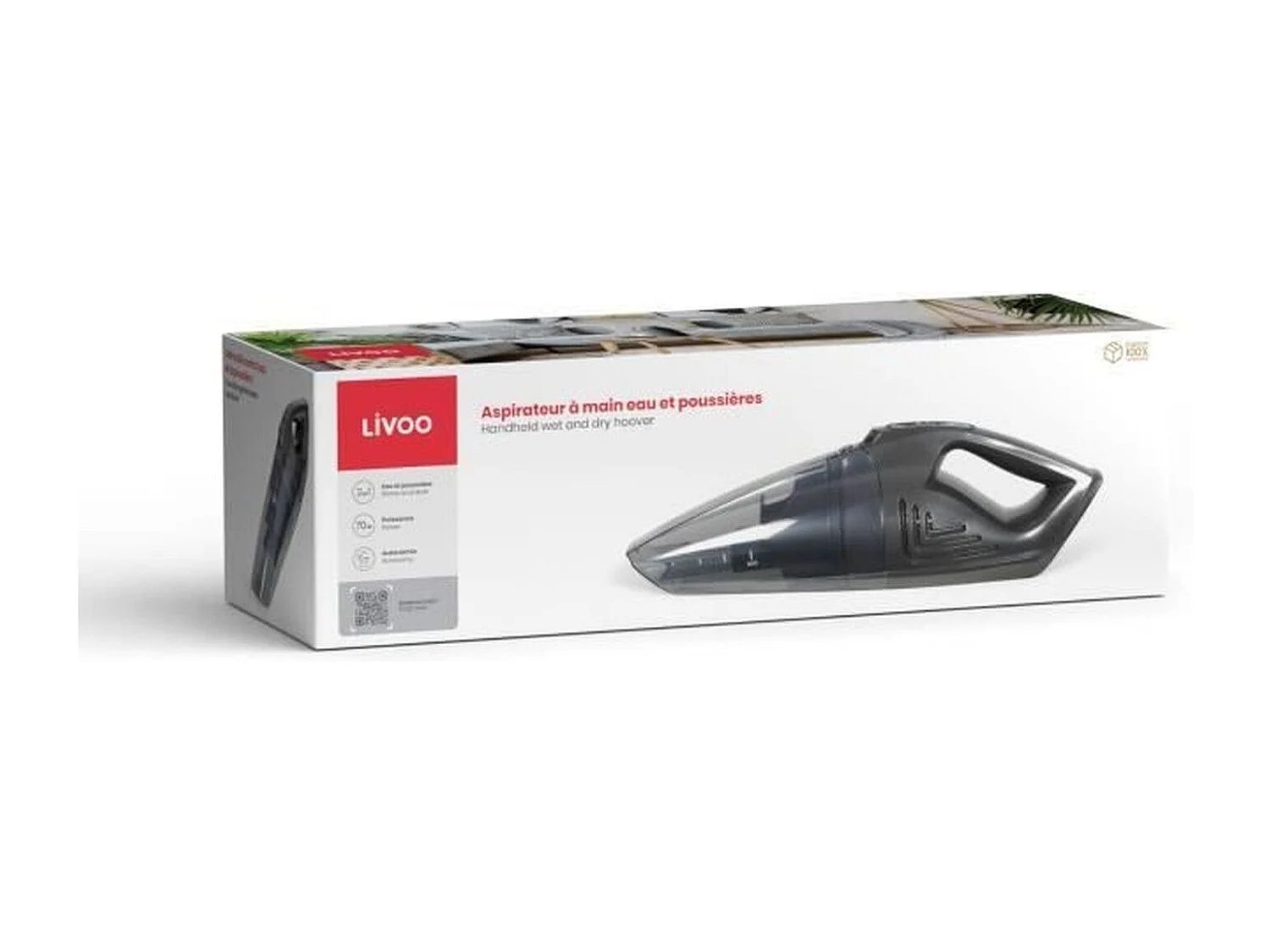 Livoo Aspirateur à main 70w - DOH137G