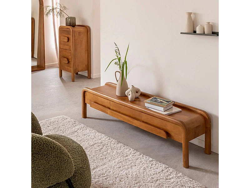 Meuble TV en bois de manguier Féodor