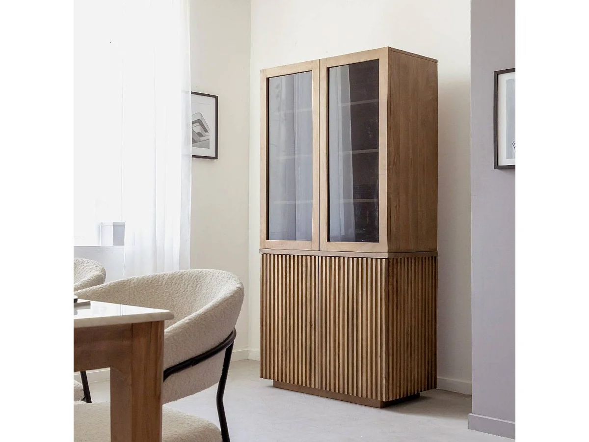 Vitrine en bois de manguier Betty