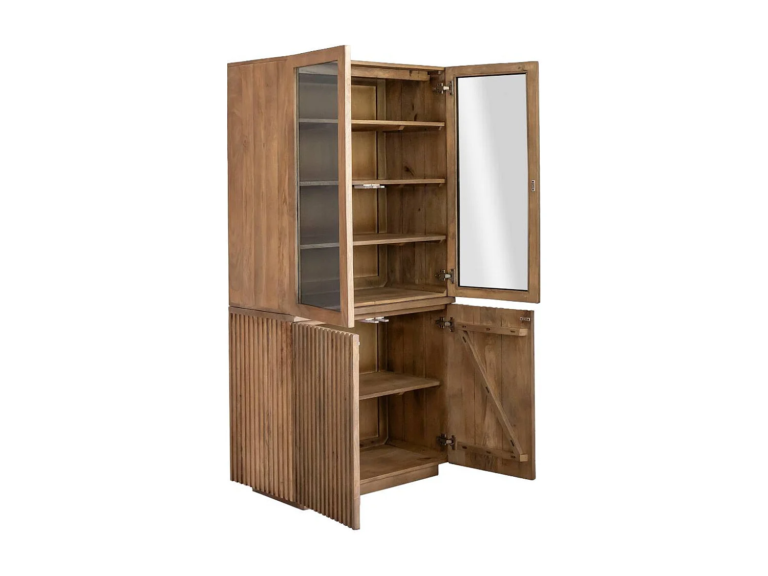Vitrine en bois de manguier Betty