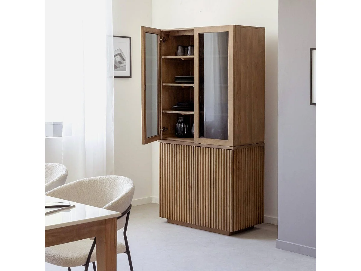 Vitrine en bois de manguier Betty