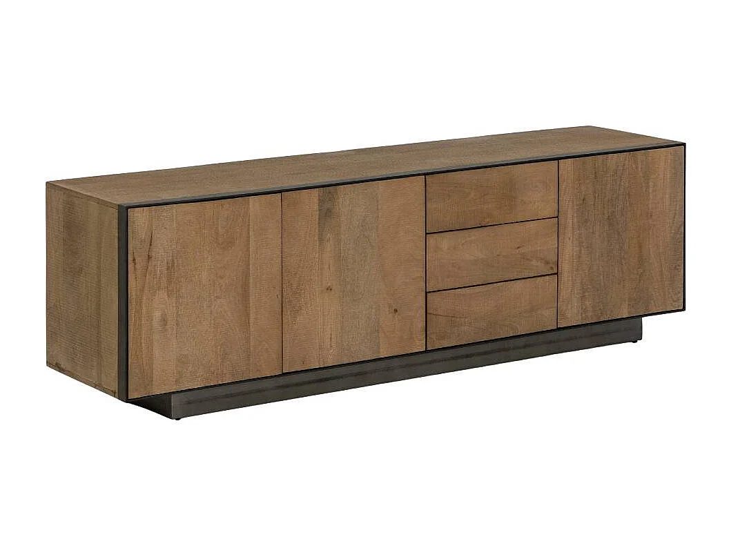 Mueble TV en madera de mango y metal Isil