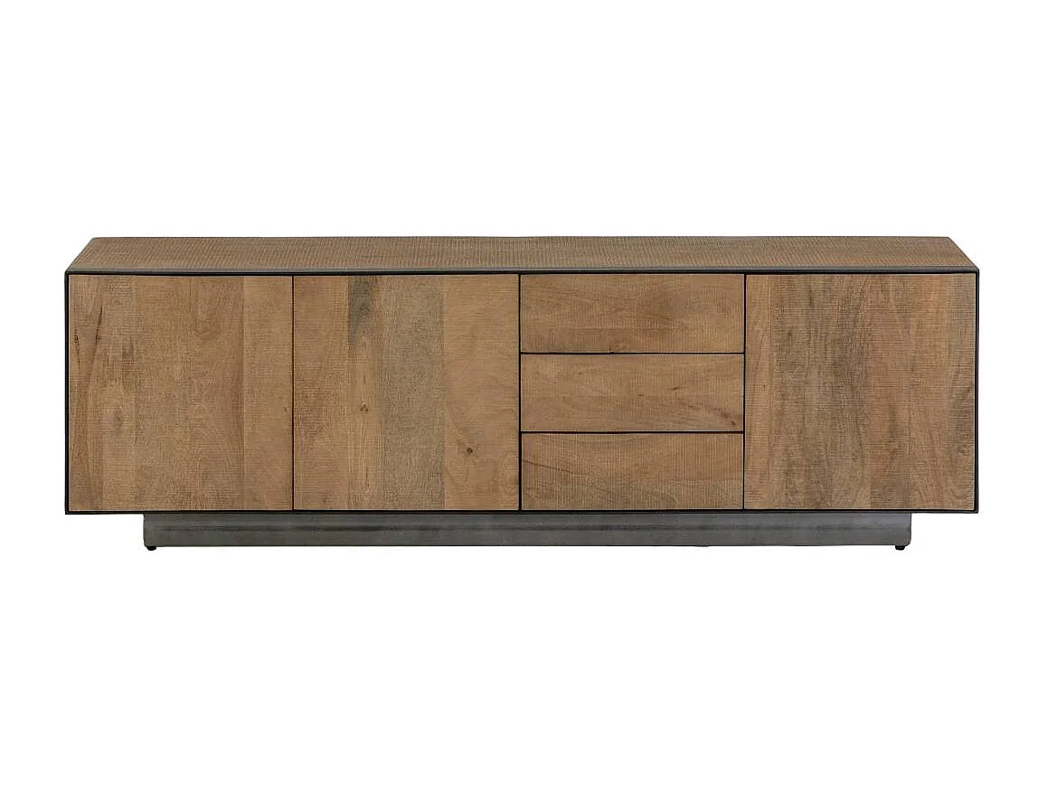 Mueble TV en madera de mango y metal Isil