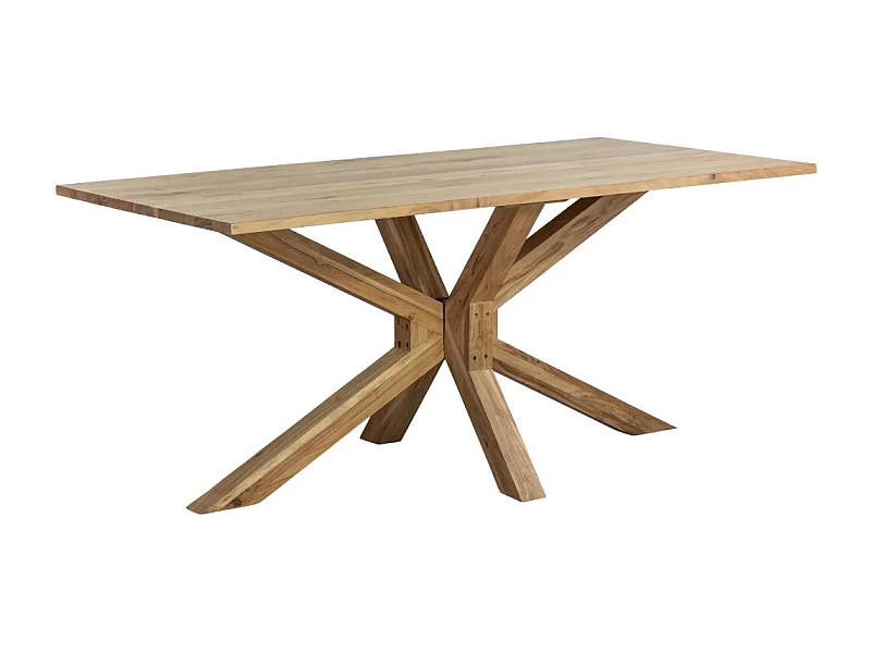 Table à manger rectangulaire en bois d'acacia Izel