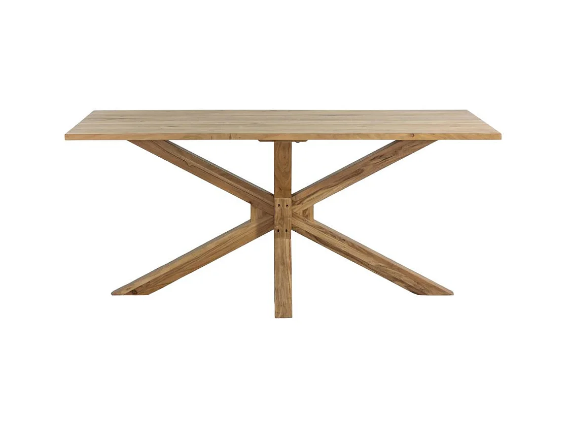 Table à manger rectangulaire en bois d'acacia Izel