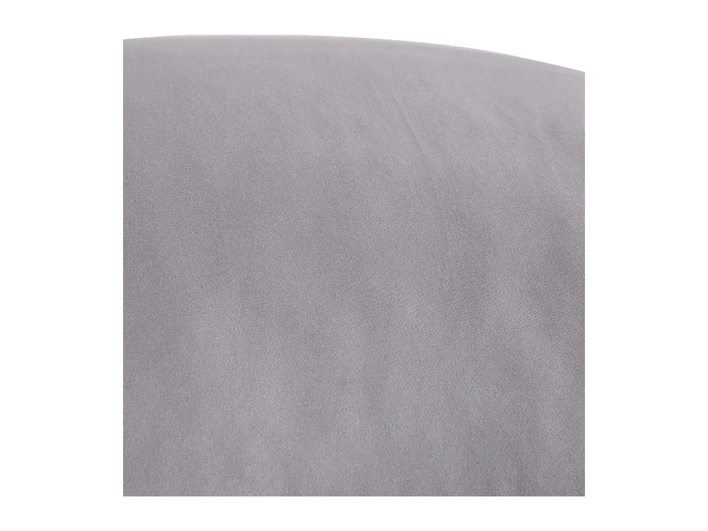 Habitat - Taie d'oreiller en satin de coton - 65 x 65 cm - Gris argenté - Alexane