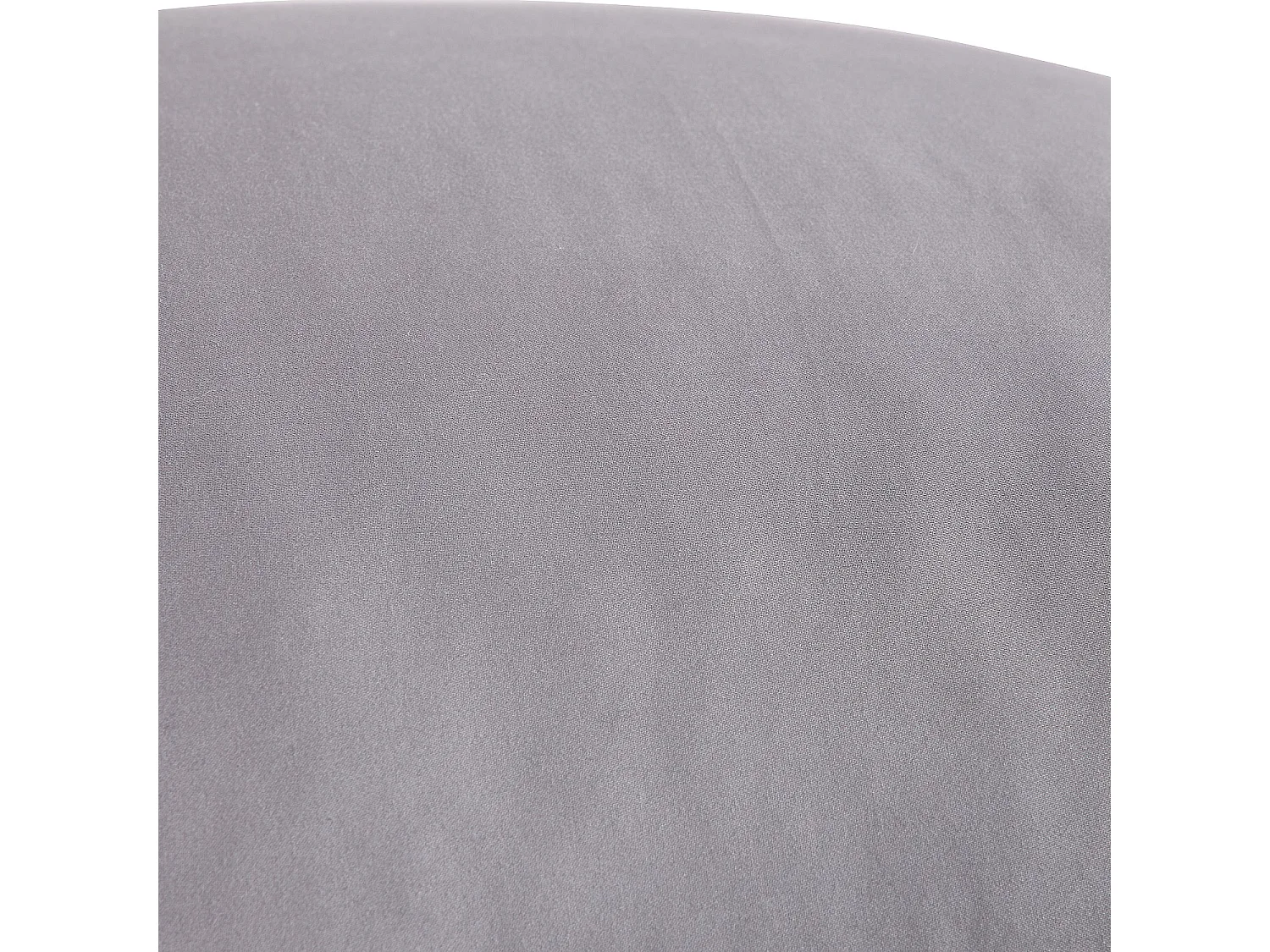 Taie d'oreiller en satin de coton - 65 x 65 cm - Gris argenté