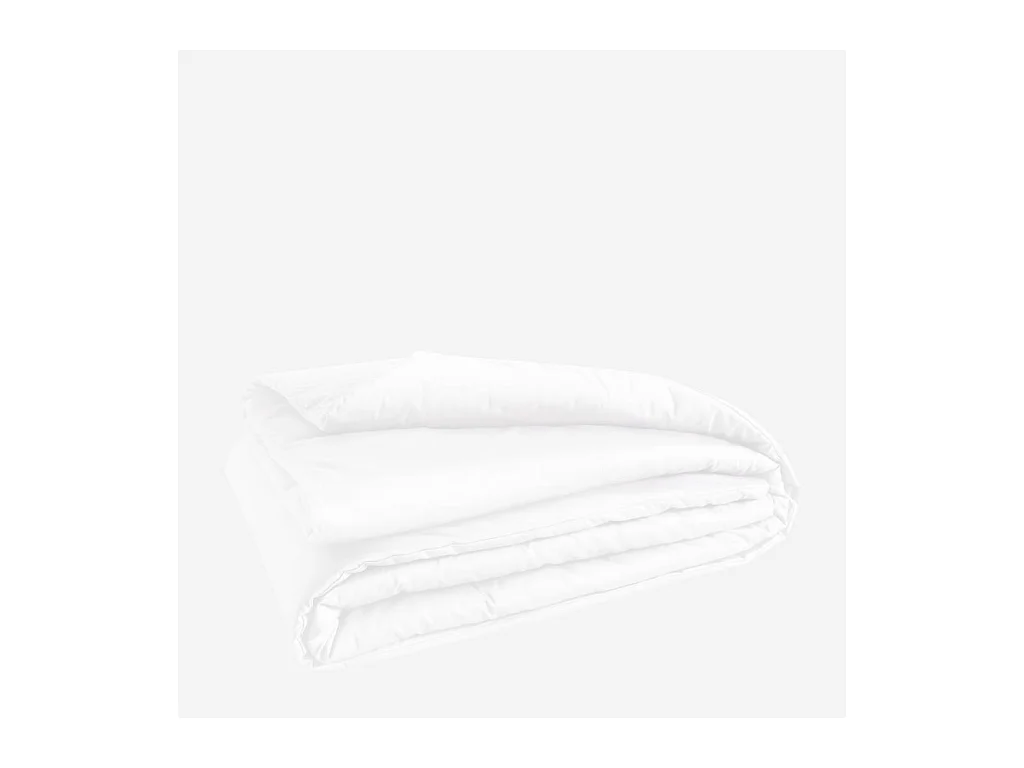 Habitat - Housse de couette en satin de coton - 260 x 240 cm - Blanc - Alexane