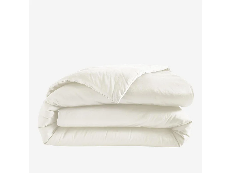 Habitat - Housse de couette en satin de coton - 240 x 220 cm - Sable - Alexane