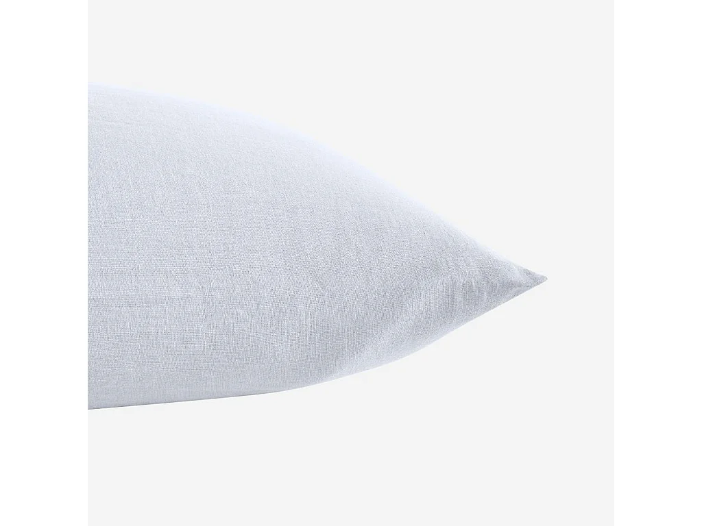 Habitat - Taie d'oreiller en lin - 65 x 65 cm - Blanc - Brunelle