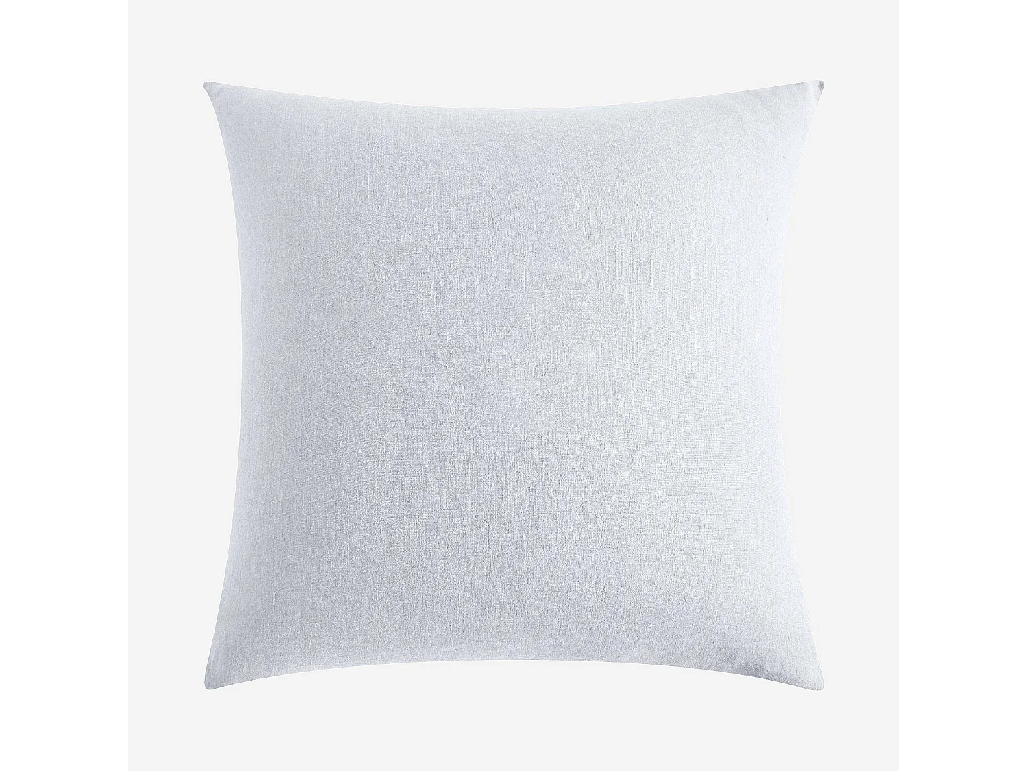 Taie d'oreiller en lin - 65 x 65 cm - Blanc