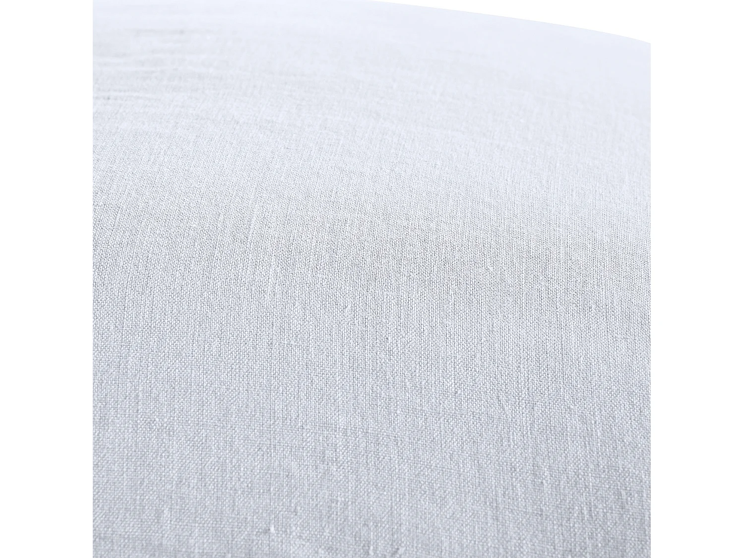 Taie d'oreiller en lin - 65 x 65 cm - Blanc