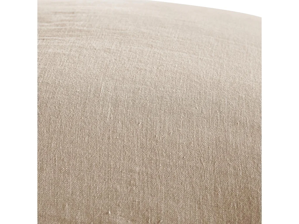 Habitat - Taie d'oreiller en lin - 65 x 65cm - Naturel - Brunelle