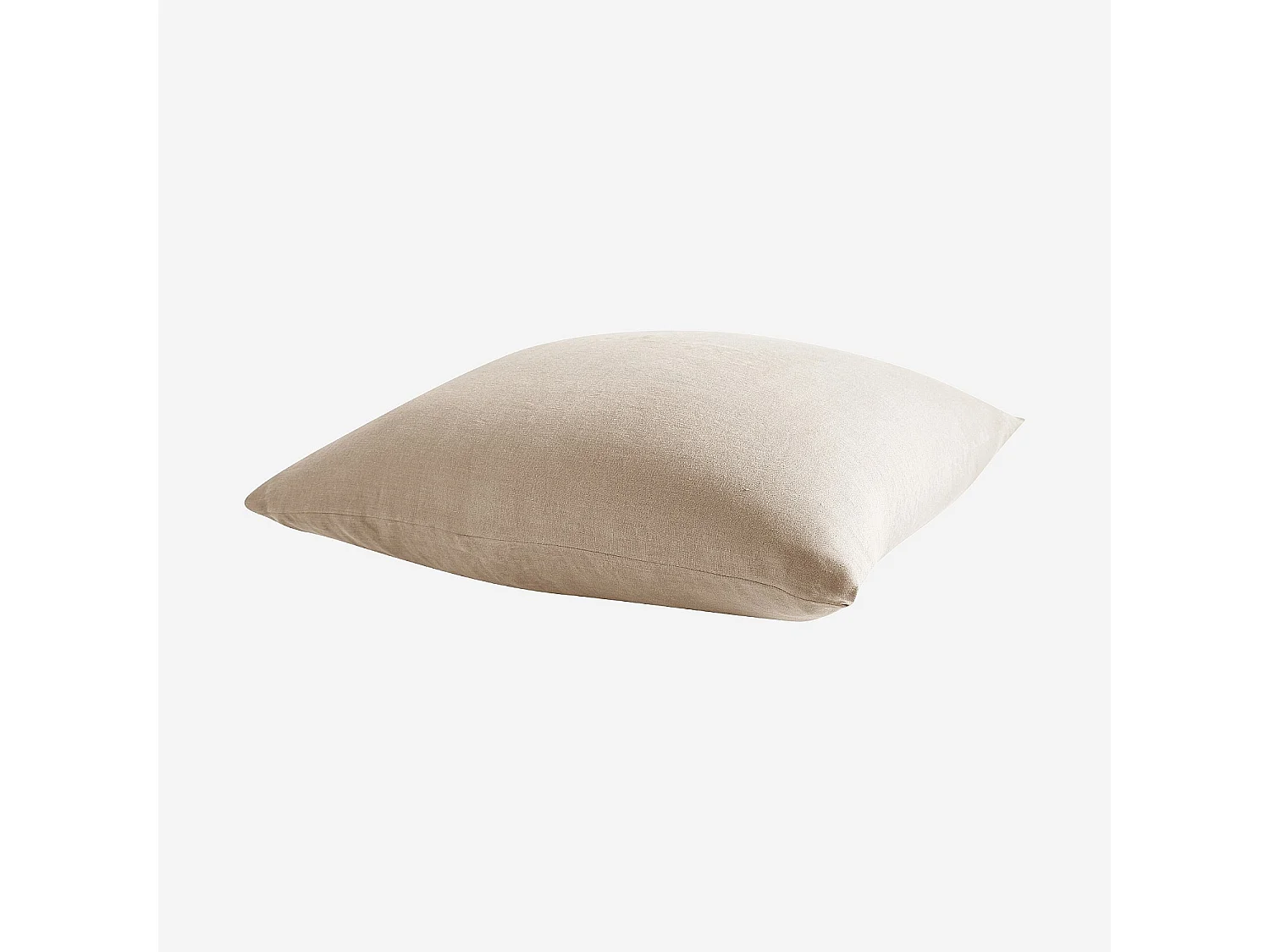 Taie d'oreiller en lin - 65 x 65cm - Naturel