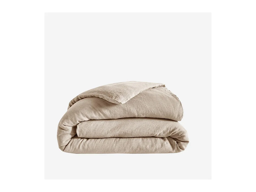 Habitat - Housse de couette en lin - 260 x 240 cm - Naturel - Brunelle