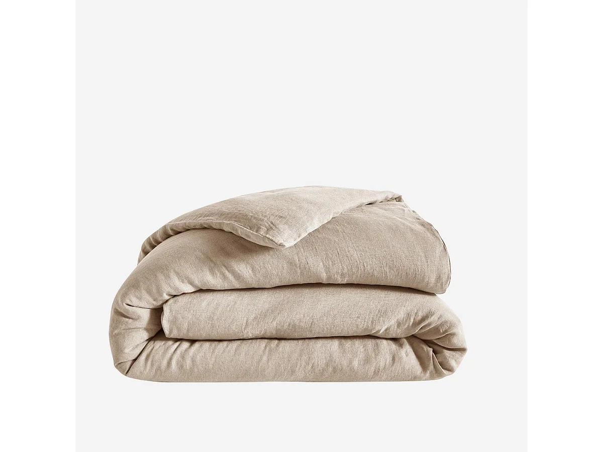 Habitat - Housse de couette en lin - 260 x 240 cm - Naturel - Brunelle