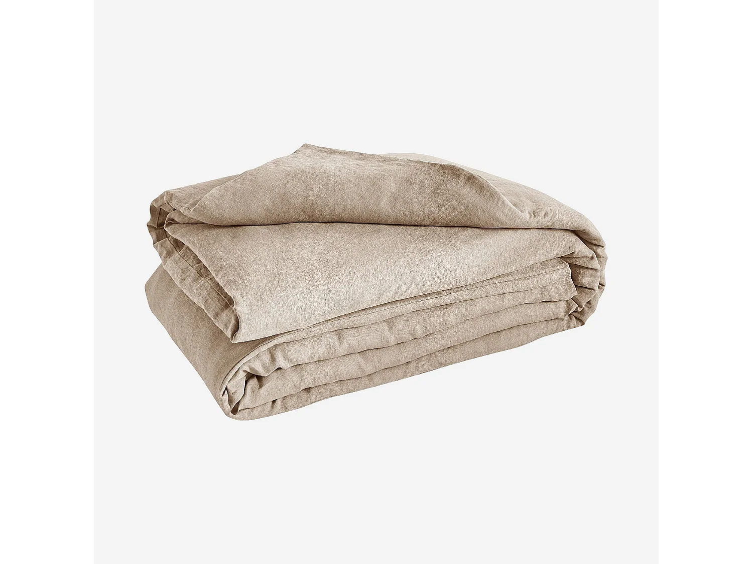 Housse de couette en lin - 240 x 220 cm - Naturel