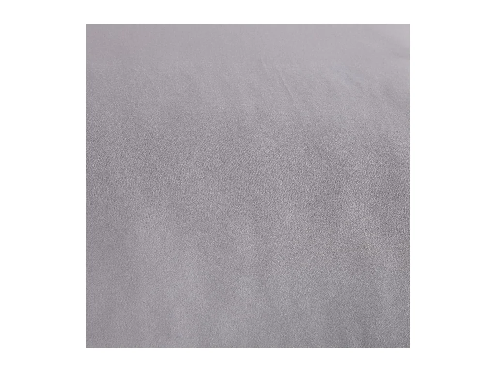 Habitat - Housse de couette en satin de coton - 240 x 220 cm - Gris argenté - Alexane