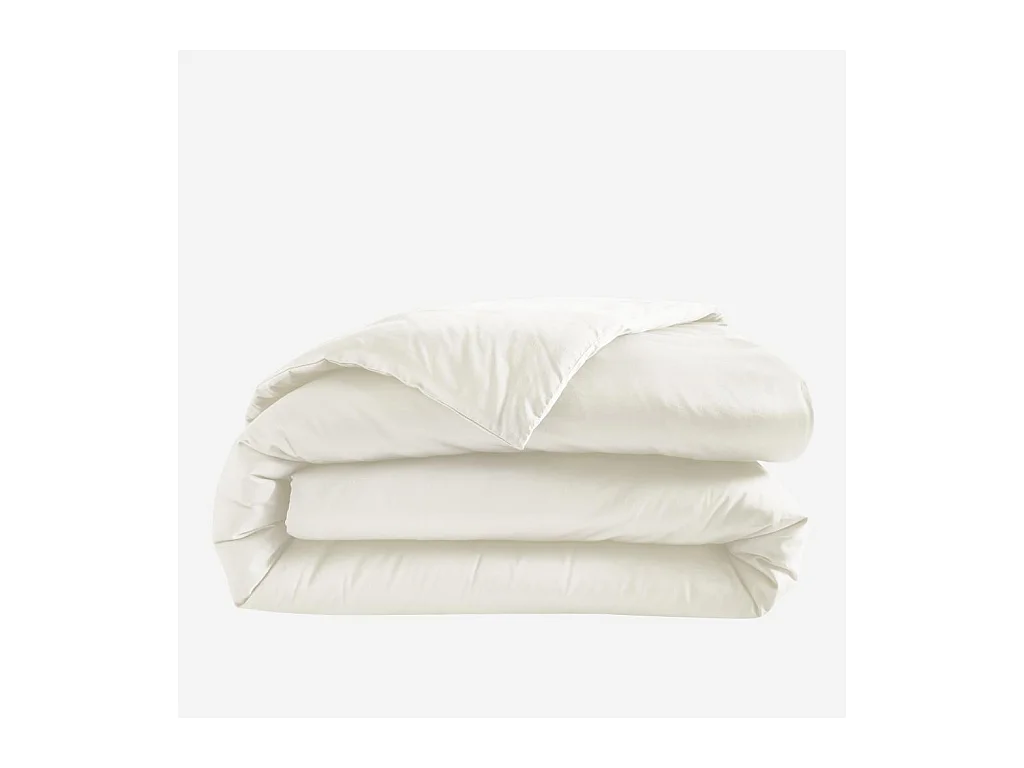 Habitat - Housse de couette en satin de coton -  260 x 240 cm - Sable - Alexane