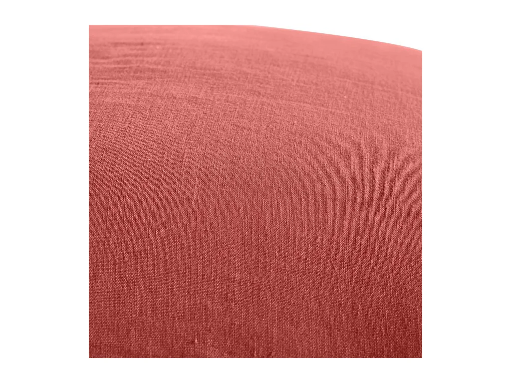 Habitat - Housse de couette en lin - 260 x 240 cm - Terracotta - Brunelle