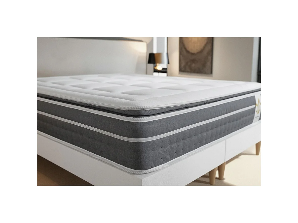 Matratze 140x190 cm Taschenfedern und Formgedächtnis - Trente PLUS
