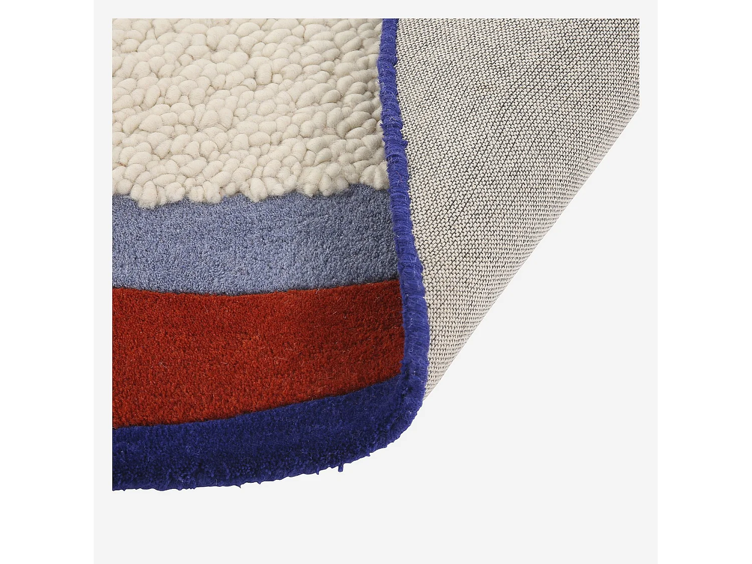 Habitat - Tapis rond tufté en laine - 250 cm - Écru  - Design by Floriane Jacques - Constant