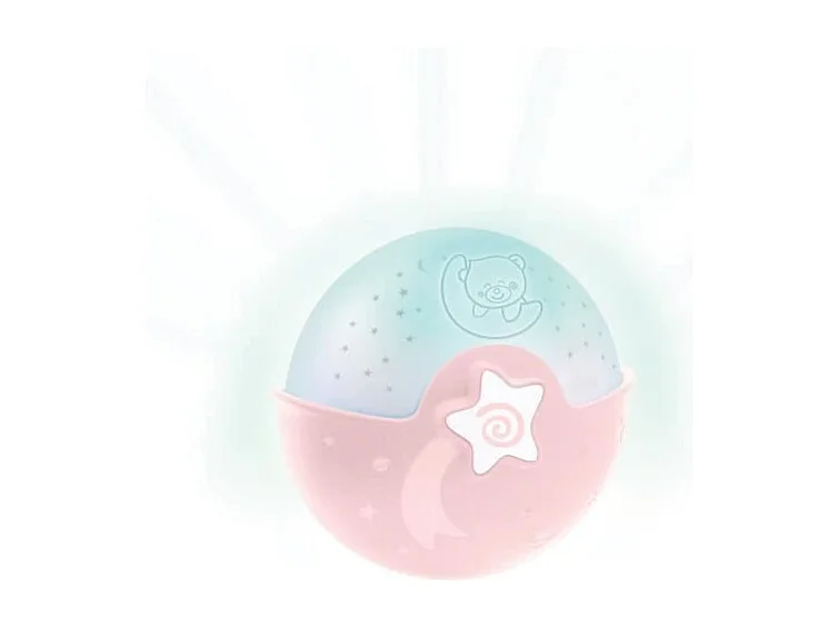 Projecto Lampe Multicolored Projector Baby Nachtlampje - Roze