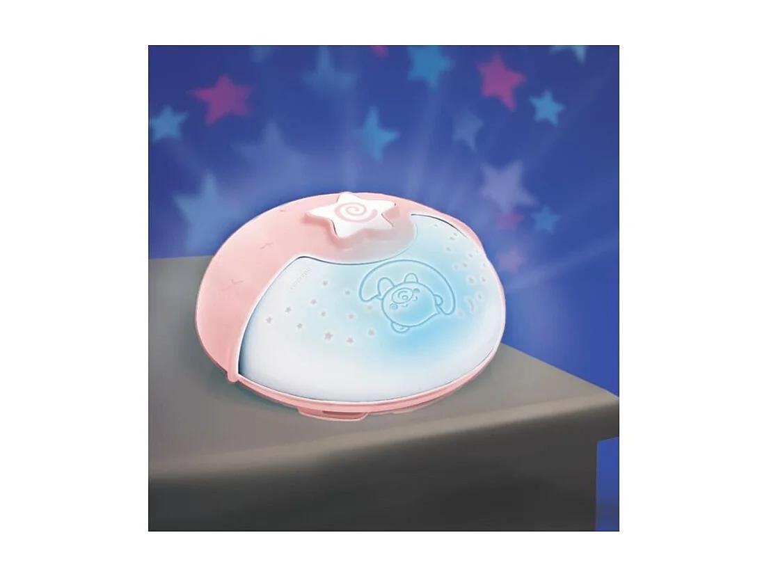 Projecto Lampe Multicolored Projector Baby Nachtlampje - Roze