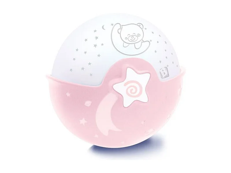 Luz de noche proyector multicolor - Rosa