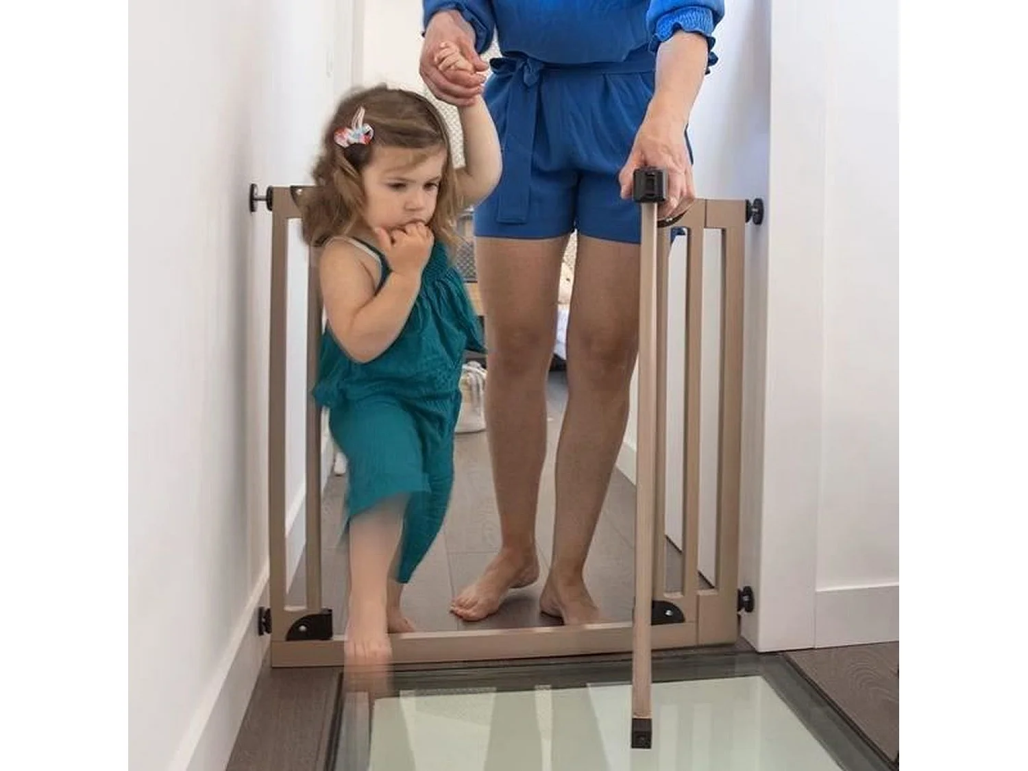 Houten veiligheidshekje 73-80 cm van 6 tot 24 maanden