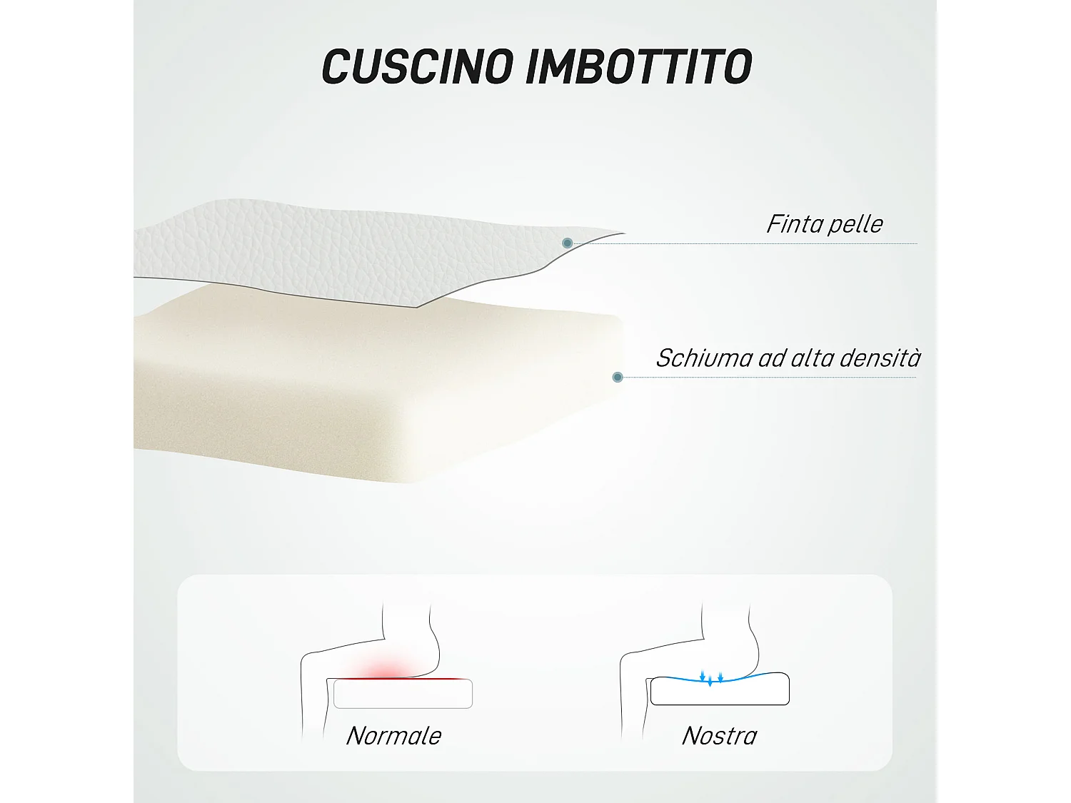 Sedia da ufficio regolabile con rivestimento a bottoni bianco