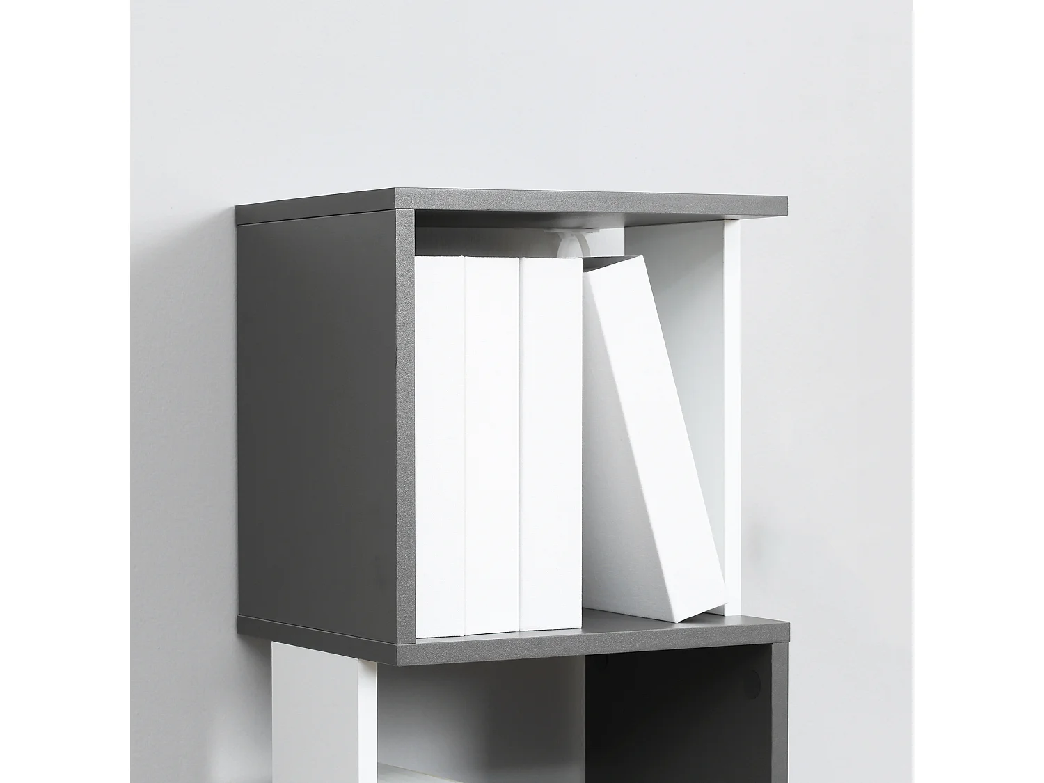 Libreria scaffale a 3 ripiani antiribaltamento in legno